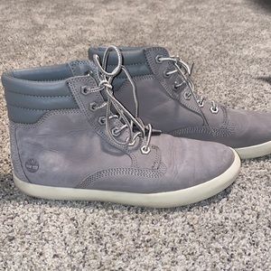 Gray Timberland women’s boots size 7